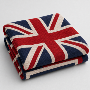 Union textile throw blanket